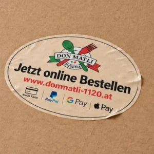 Illustration eines Restaurant-Marketing-Systems für Kundenkommunikation über SMS, E-Mail-Marketing und gedruckte Werbemittel.